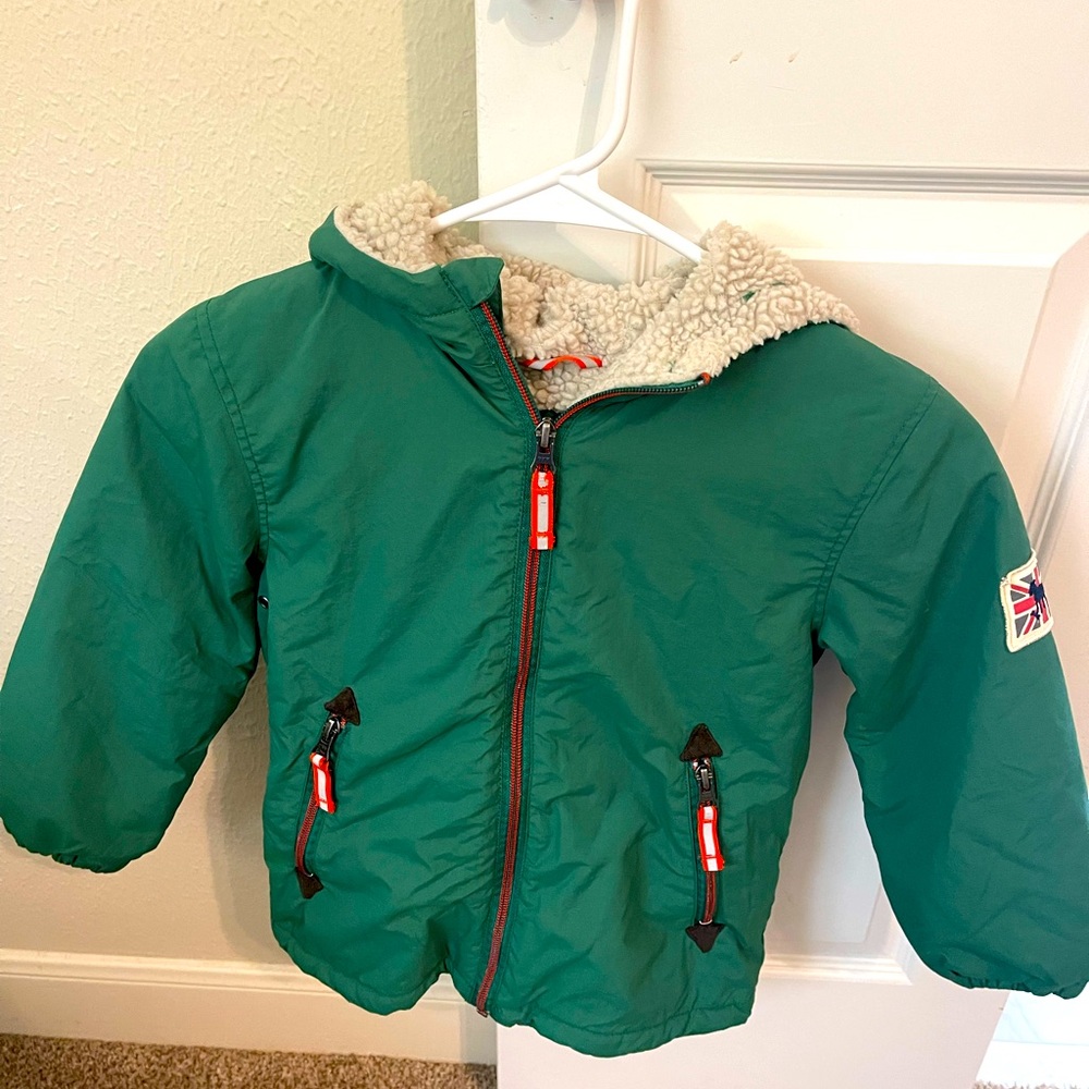 5-6 Boys Mini Boden Used All Weather Jacket